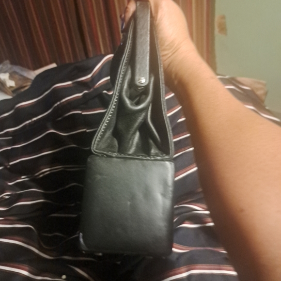 Vintage Black Leather Medical Bag/purse with Secret Locked Compartment - Picture 10 of 12